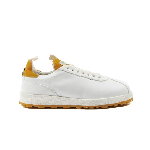 Refe Bianco Giallo Sneakers Scarpe Vegan Made in Italy | Risorse Future