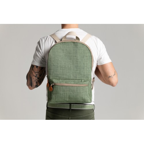 Zaino Lifestyle Backpack Hemp Natural Made In Italy