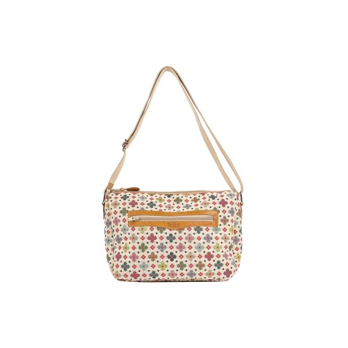 Borsa Gloria Fiori Bianco Made in Italy | Risorse Future